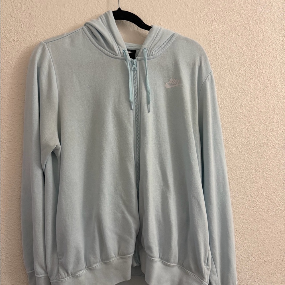 Nike Sky Blue Hoodie with Zip